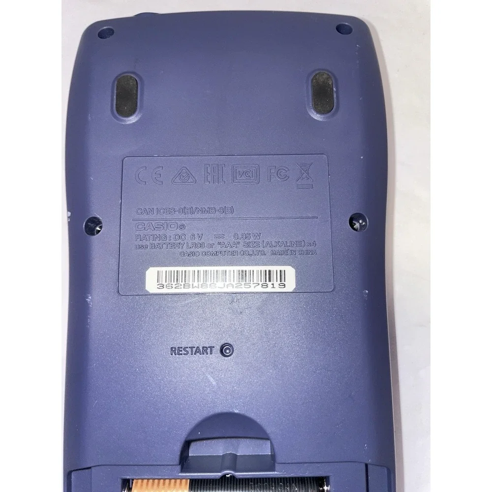 Casio FX-9750GII Graphing Calculator Tested And Works USB Port Blue with Cover